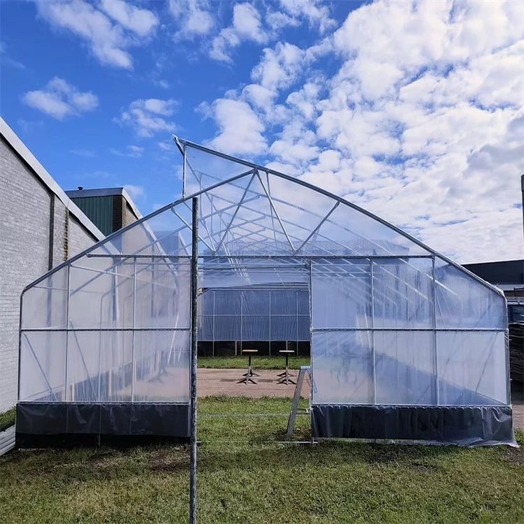 Zwaar doorzichtig plastic voor de kas